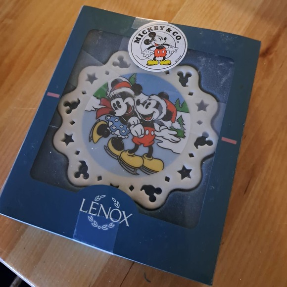 NIB LENOX Mickey & Minnie Tree Ornament in Box - Picture 5 of 5